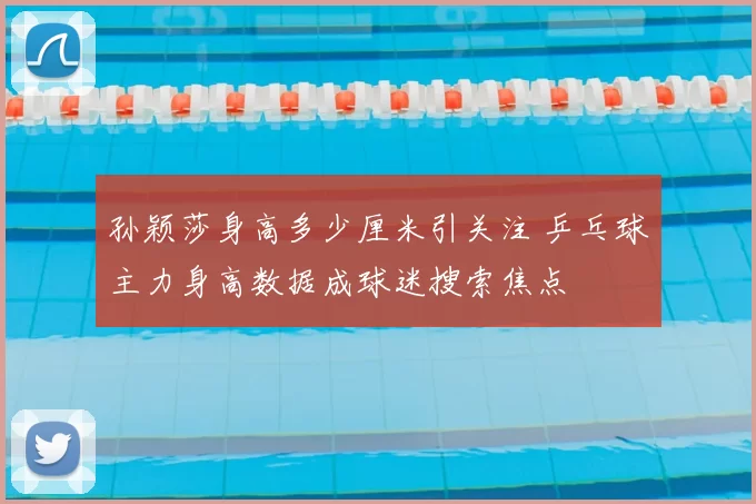 孙颖莎身高多少厘米引关注 乒乓球主力身高数据成球迷搜索焦点