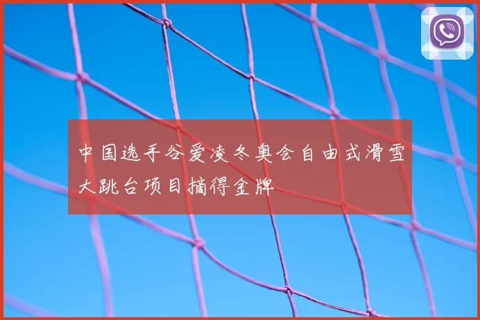 中国选手谷爱凌冬奥会自由式滑雪大跳台项目摘得金牌